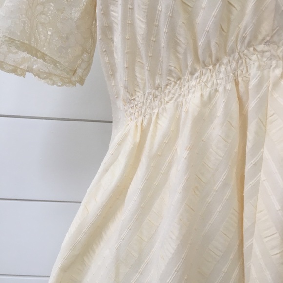 SOLD :: Vintage 70S Empire Waist Maxi Dress - Picture 3 of 6